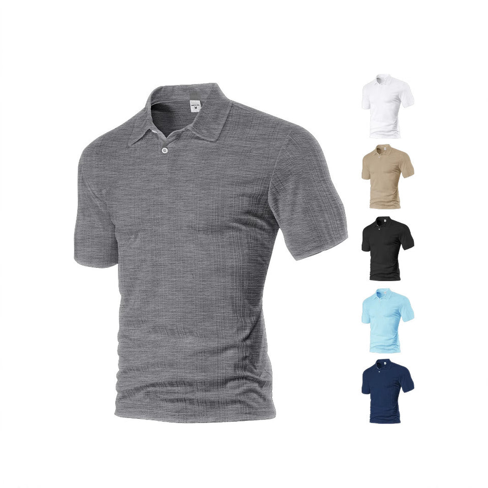 Small Plaid Polo Men's Shirt