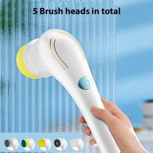 Rechargeable Electric Cordless Cleaning Brush Spin Scrubber Turbo Scrub Cleaner