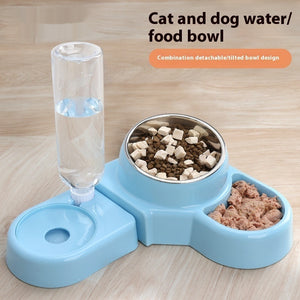 Plastic Bowl For Cat Removable Automatic Water Feeder