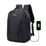 Anti-theft backpack with code lock charging