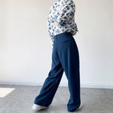 Fashion Men Loose Wide Leg Trousers