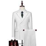 Men's Business Casual Suit Double Breasted Suit Suit