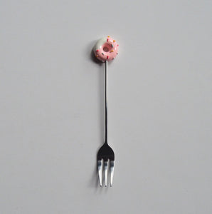 Doughnut cutlery fork spoon