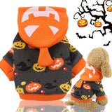 Pumpkin Lamp Pet Costume Funny Halloween Christmas Dog Clothes