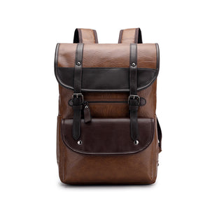 Retro men's business computer travel backpack