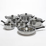 Stainless Steel 12-Piece Pot Set Gas Stove Induction Cooker