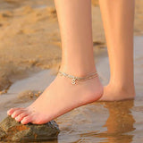 26 Letters Anklet Zircon Letters Simple