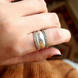 Simple Retro Domineering Ring Trendy And Smooth