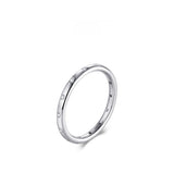 Sterling Silver Simple Couple Popular Fine Ring Ornament