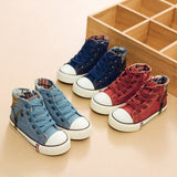 Autumn Expert Skill Children Casual Shoes Boys Girls Sport Shoes Breathable Denim Sneakers Kids Canvas Shoes Baby Boots