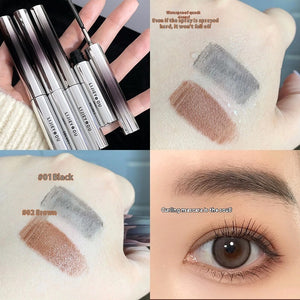 Small Steel Tube Mascara Waterproof Long Curling Not Smudge Female Lower Eyelash Base Metal Styling Liquid