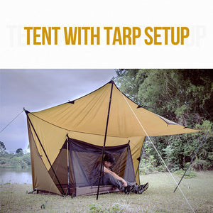 Shell Tent TC Version Yanmaku Tent Outdoor