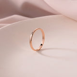 Simple Stylish Glossy Ring Simple Bracelet