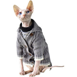 Four Seasons Warm Cardigan Hairless Cat Clothes Sweater