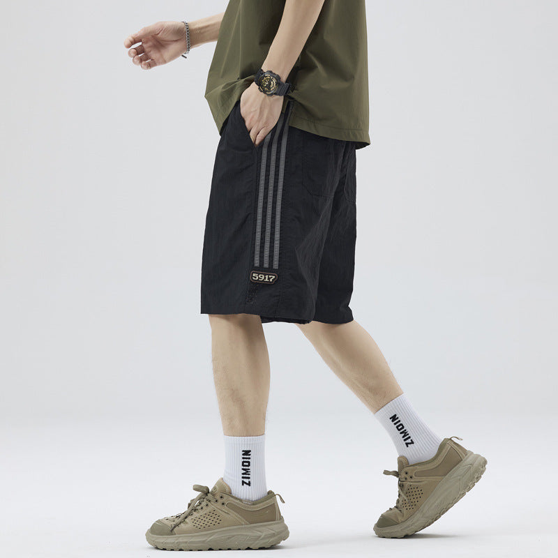 Quick-dry Casual Shorts Men's Loose Straight