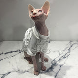 Hairless cat clothes high neck T-shirt