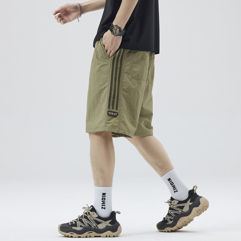 Quick-dry Casual Shorts Men's Loose Straight