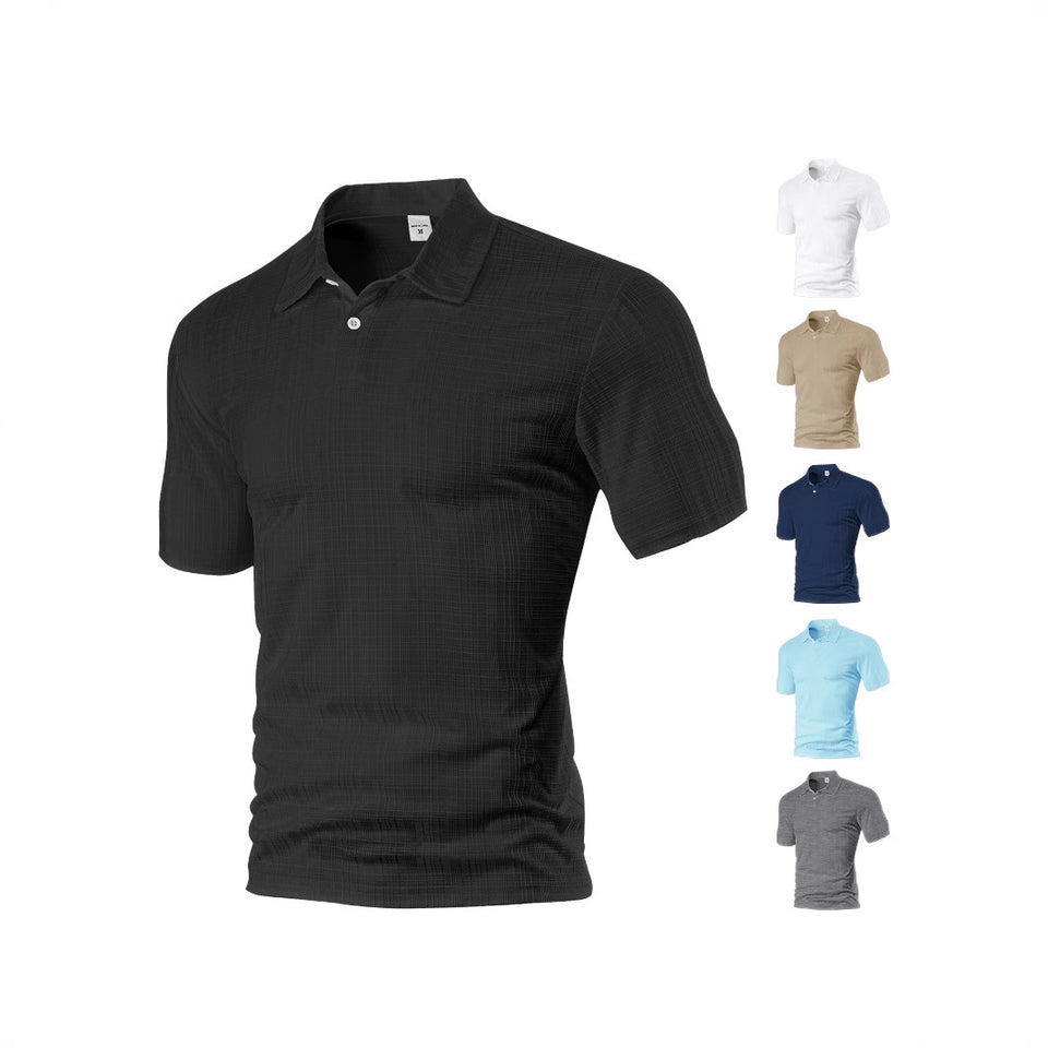 Small Plaid Polo Men's Shirt