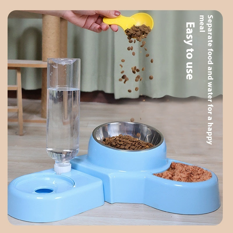 Plastic Bowl For Cat Removable Automatic Water Feeder