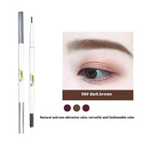 Double-headed Eyebrow Pencil Waterproof And Sweat-proof Durable