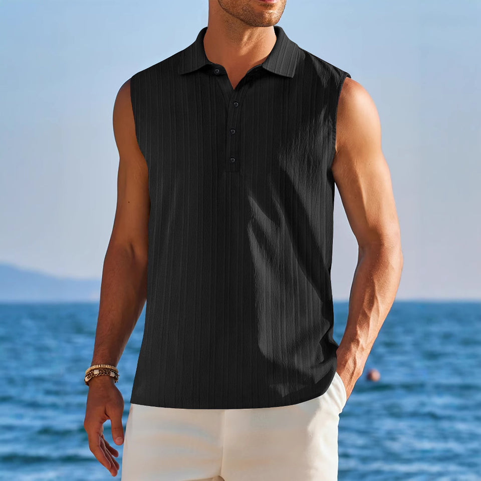 Men's Half-open Tube Sleeveless Bottoming Shirt