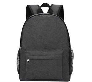 Solid Color Backpack Travel Business Casual