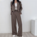 Suit Western Style Youthful-looking Small New Two-piece Suit Suit Suit High Waist