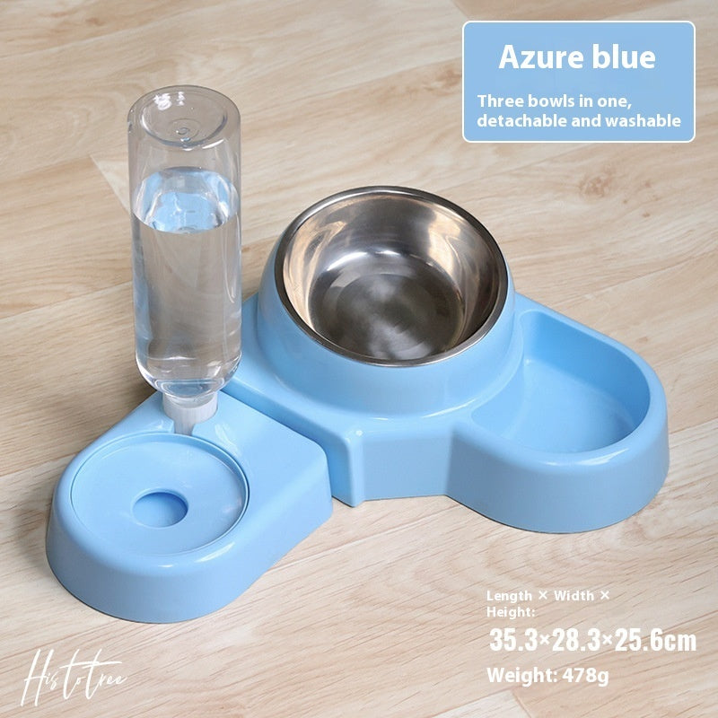 Plastic Bowl For Cat Removable Automatic Water Feeder