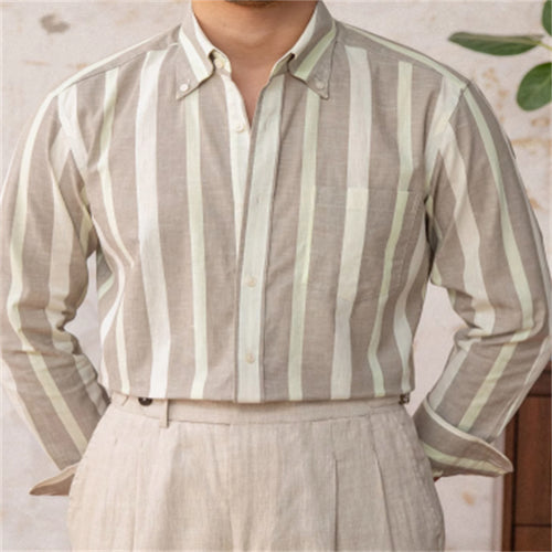 Men's Breathable All-match Concealed Buttoned Pointed Collar Shirt