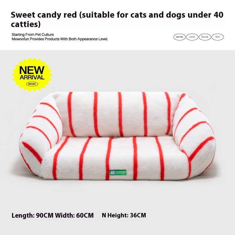 Winter Warm Sofa Cat Nest Cat Sofa Large Dog Nest Bed Removable And Washable