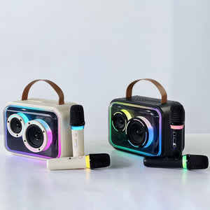 Bluetooth Speaker Colorful RGB Portable Karaoke Wireless Stereo