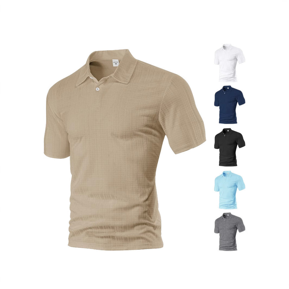 Small Plaid Polo Men's Shirt