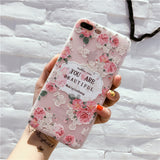 Painted embossed phone case