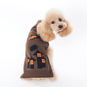 Pumpkin Sweater Dog Clothes Halloween