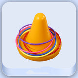 Children Balance Training Sensory Integration Toy Throwing Ring Funny Game Balance Perception Kids Teaching Aid