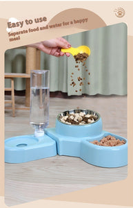Plastic Bowl For Cat Removable Automatic Water Feeder
