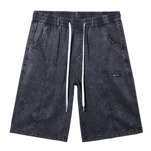Summer Elastic Waist Jacquard High Elastic Pants