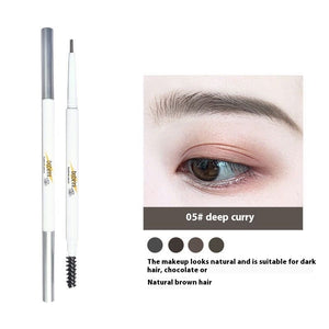 Double-headed Eyebrow Pencil Waterproof And Sweat-proof Durable