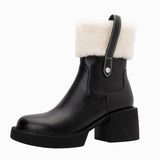 Fashion Thick Heel High Heel Women Boots