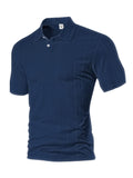 Small Plaid Polo Men's Shirt