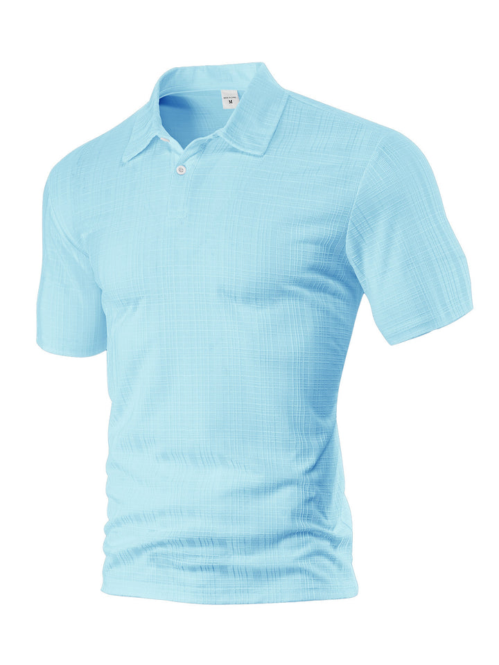 Small Plaid Polo Men's Shirt