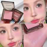 Daimanpu Monochrome Ice Night Square Blusher White Matte Nude