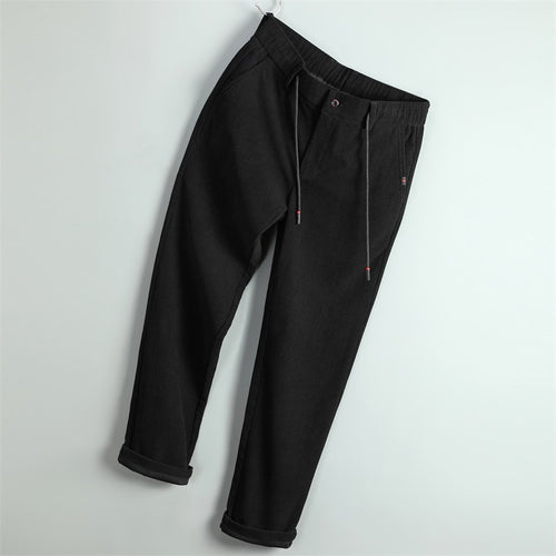 Solid Color Casual Trousers For Men