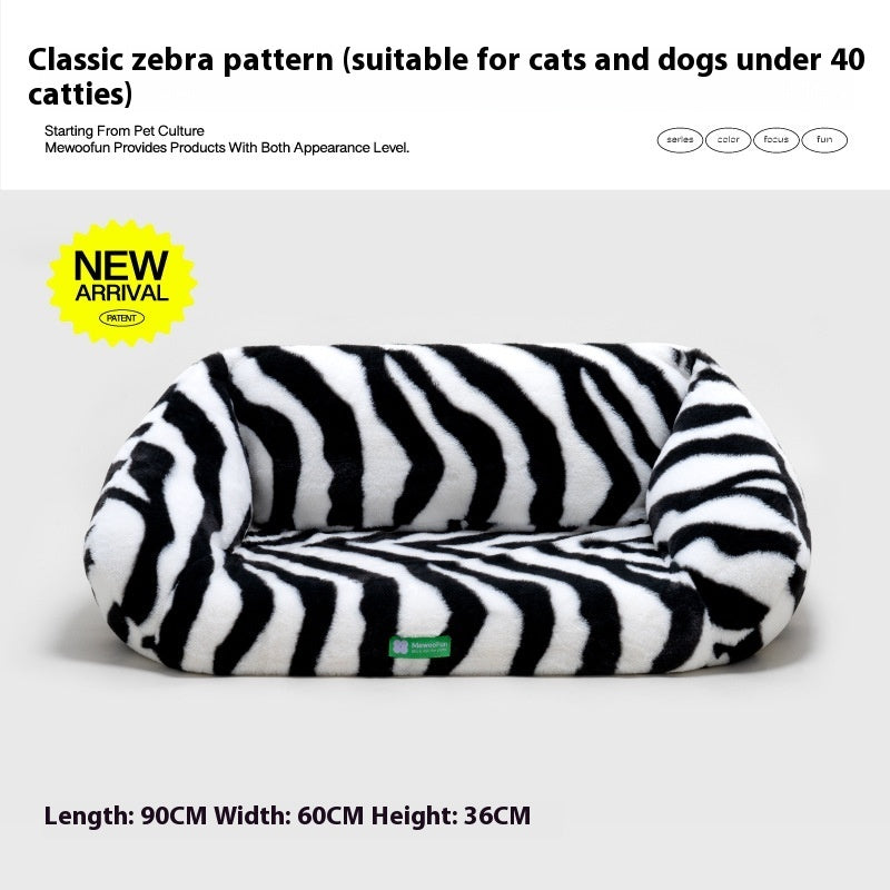 Winter Warm Sofa Cat Nest Cat Sofa Large Dog Nest Bed Removable And Washable