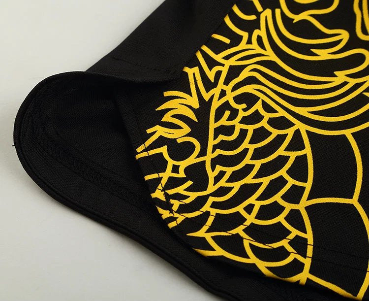 Men's And Women's Same Quick-drying Sports Jersey Dragon Print Dress Competition Team Uniform