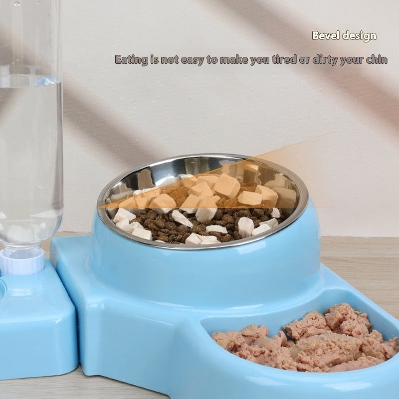 Plastic Bowl For Cat Removable Automatic Water Feeder