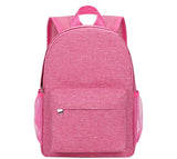 Solid Color Backpack Travel Business Casual