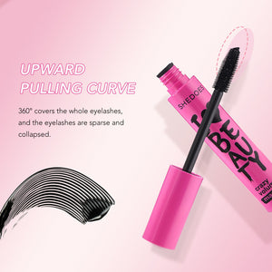 Waterproof Thick Lengthened Not Smudge Large Capacity Four-color Mascara