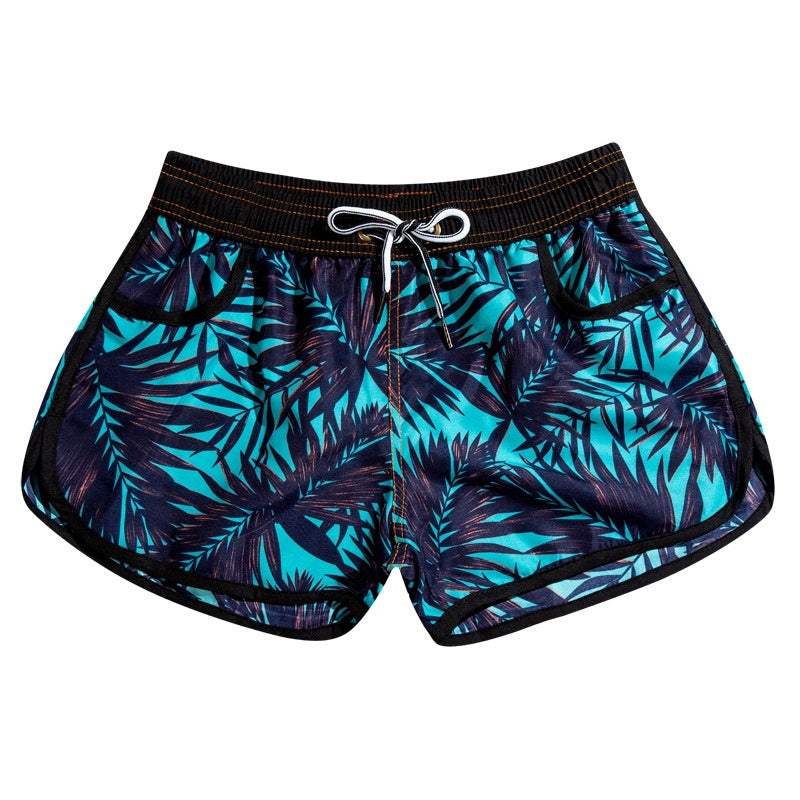 Beach Pants Men's Soakable Hot Spring Swimming Trunks Water Park Beach Couple Vacation Suit Loose Shorts Women
