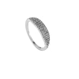 Micro Inlaid Zircon Stylish Simple And Versatile Niche Ring